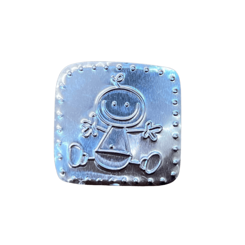 AUTOCOLLANT METAL BEBE ACCESSOIRE