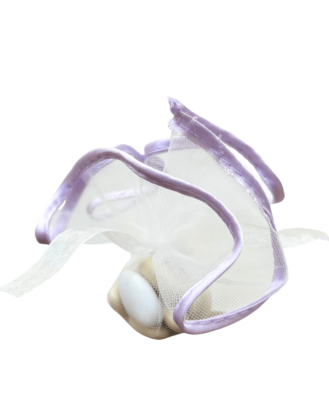 TULLE BORDURE LILAS